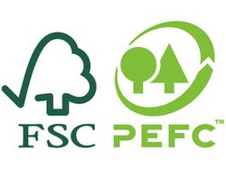 label pefc fsc